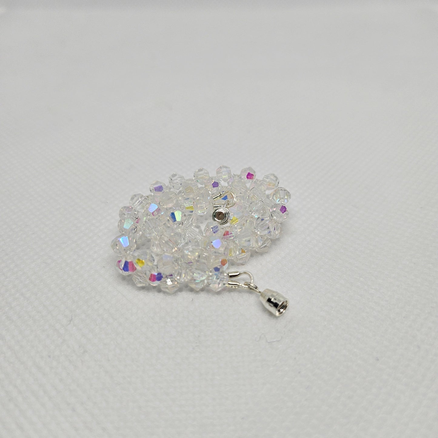 Holo woven crystal bracelet