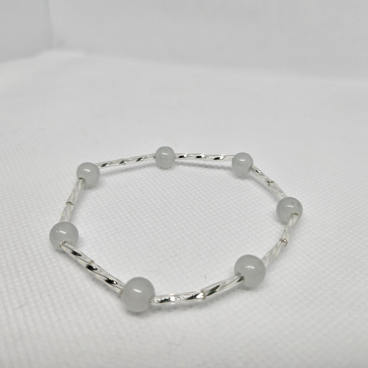 Off white glass Bracelet